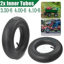 2X Schubkarre Schlauch 4,10/4,00/3,50-6 Gerade ventil Reifenschlauch Bollerwagen