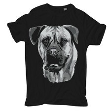 Männer T-Shirt Bordeaux Dogge