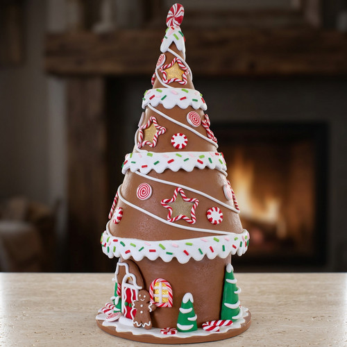 Led lebkuchenhaus 34cm - xl,
