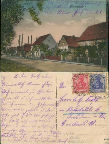 Ansichtskarte zschornewitz - ansichtskarte,