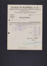 LEIPZIG, Rechnung 1925, Janke