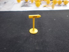 Siku Plastik  Schild Verkehrs- Zeichen V 365 Wegweiser Ulm