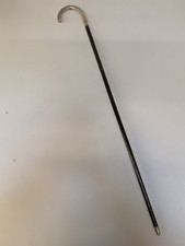 Jugendstil Gehstock Spazierstock 800er Silber Halbmond Krone