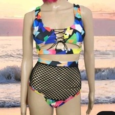 buntes High Waist Bikini Set