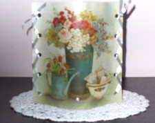 DekoWindlicht Blumen Flowers