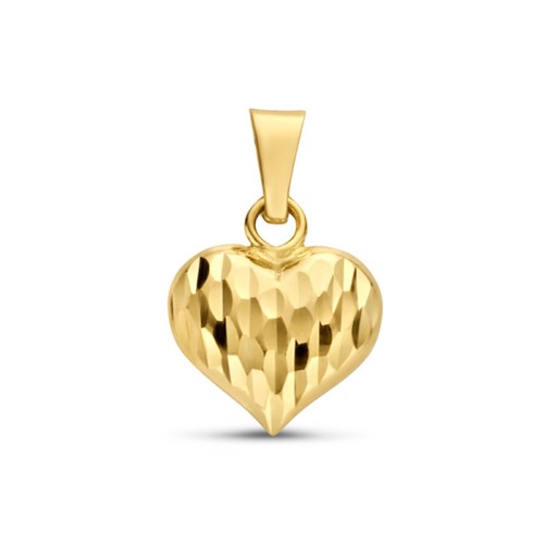 Herz collier gelbgold 585 - herz,