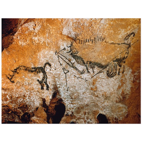 Höhle von lascaux - höhle,