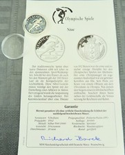 Münze Silber 1992 5 Dollar Niue Olypische Spiele