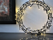 Ikea Glänsa Original Kranz Leuchtkranz Lichterkranz Hängeleuchte schwarz 35cm