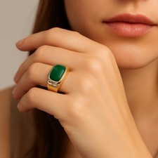 Herrenring aus 750er Gold mit