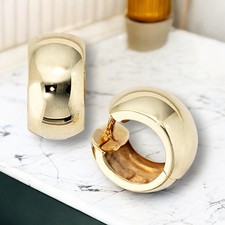 Creolen rund breit 333 Gold