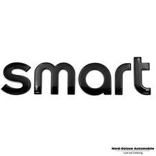 Original SMART Zubehör Schriftzug Typenschild selbstklebend Emblem schwarz NEU