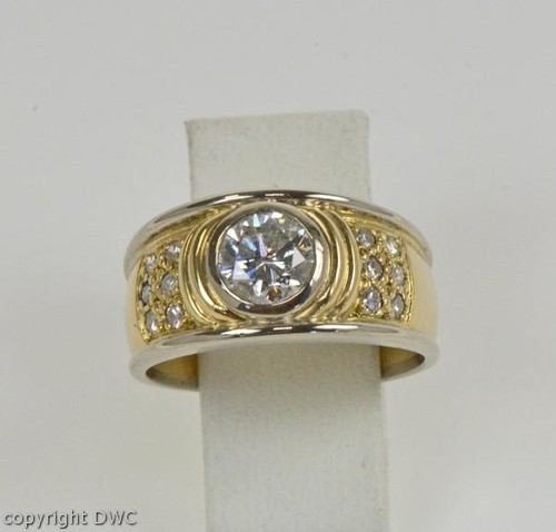 Ring einkaräter brillant - ring,