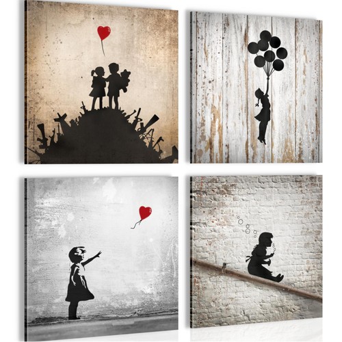 Wandbilder banksy moderne bild - wandbilder,