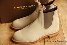 R.M. Williams Beige Wildleder