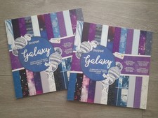 Designpapier Motivpapier Blöcke (39 Bl.)"Galaxy" 30,5 ×30,5 Scrapbooking Basteln