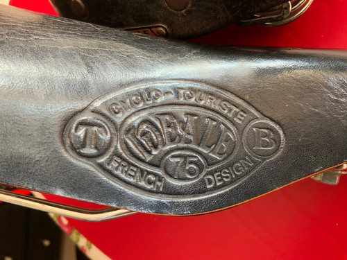Vintage ledersattel ideale - vintage,