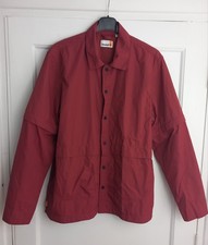 TIMBERLAND Jacke Übergangsjacke 50 52 Rot Ärmel Abnehmbar Atmungsaktiv Knöpfe