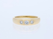 Top Preis Gypsy Herren Damen Ring Brillanten 750 Gelb Gold Wert: 2.600 EUR Deta