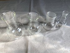 4 x Stehkolben Glas -diverse-