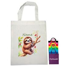 Faultier Stoffbeutel mit Namen