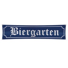 Herbstfest Biergarten Schild