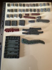 Buchstaben-und Schrift Stempelplatten