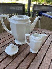 Teekanne Sahnekännchen Maria Rosenthal Porzellan Vintage Set
