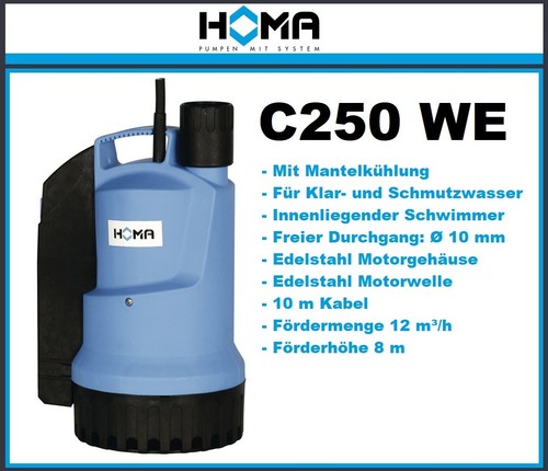 Homa schmutzwasser tauchpumpe - homa,
