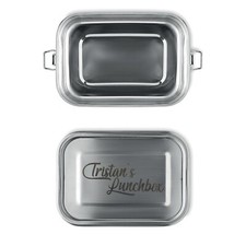 Edelstahlbrotdose mit Gravur