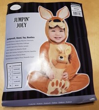 Känguru-Kostüm, 12-18 Monate, Gr. 86, Jumpin Joey, inkl. Kuscheltier