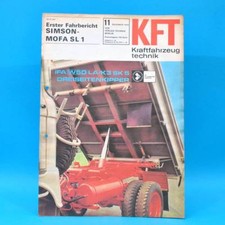 DDR KfT Kraftfahrzeugtechnik 11/1970 Simson-Mofa Opel Manta Tatra Citroen 56