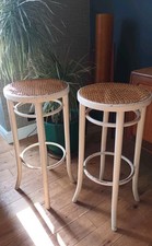Hohes Paar Vintage Hocker