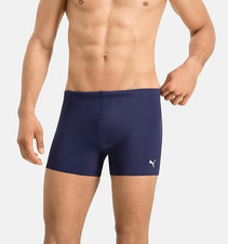 PUMA Herren Boxer-Badehose Schwimmen Swim Trunk Sport Pool Strand - Marineblau
