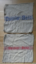 2 alte Lappen Putzlappen Daimler Benz in 2 verschiedenen Ausführungen