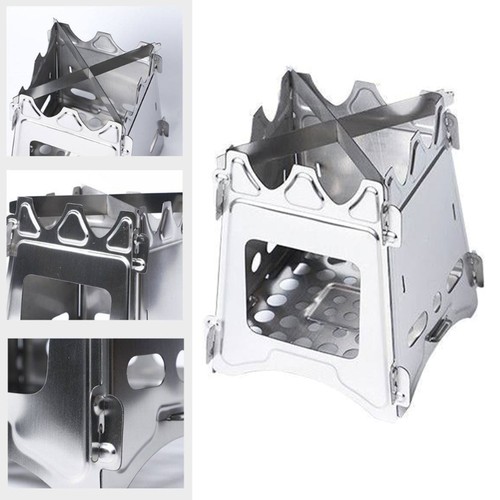 Folding burning stove outdoor - stove,