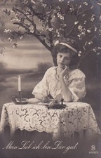 Postkarte - Frau / Mein Lieb