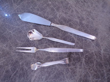 Robbe & Berking City / Metropolitan Satz 4 Vorleger Vorlegeteile Silber 90er