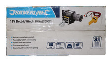 Silverline - Elektrische Seilwinde, 12 V 900 kg (748850) zur Montage am Fahrzeug