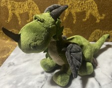NICI AUSVERKAUFT GRÜN 11"" DRRACHE PLÜSCHTIER EXTREM SELTEN & SEHR SAMMLERBAR