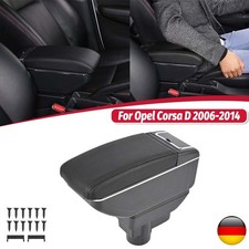 Mittelarmlehne Mittelkonsole Armlehne Ledertop Armauflage Für Opel Corsa D 06-14