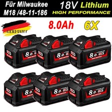 6X Original 18V Akku Für