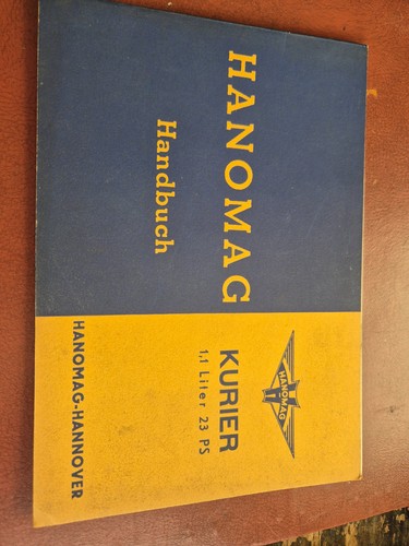 Handbuch hanomag kurier 1 - handbuch, 1,1