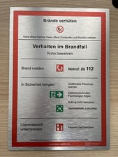 Brandschutzordnung Teil A -