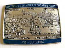 Plakette 19. Wolfg. Seelmaier