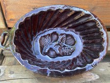 Alte Keramik Form Kuchenform, Puddingform oval