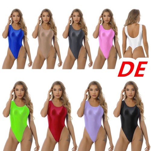 Damen bodysuit wetlook - damen,