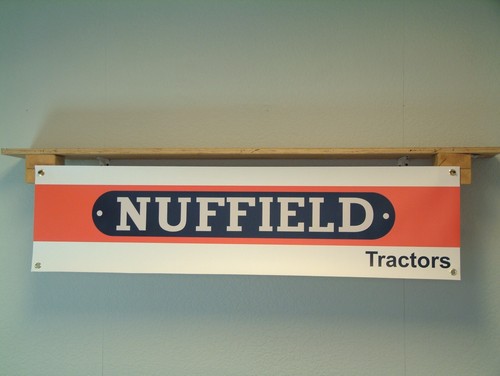 Nuffield traktoren banner - traktoren,