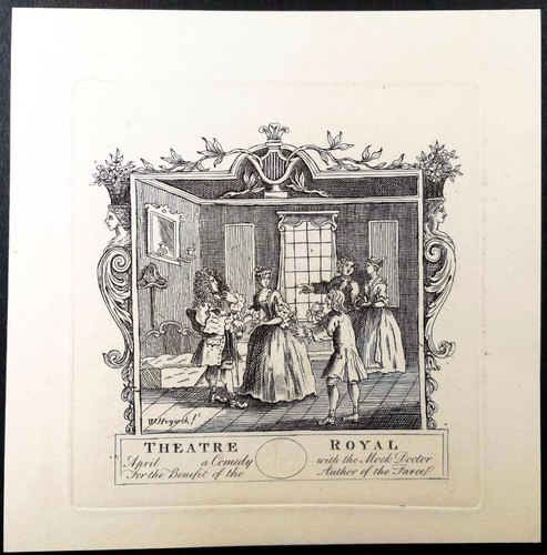 Kupferstich 1890 theatre - um,