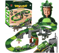 XXL 169-tlg Dino Rennbahn –